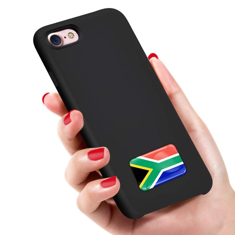 SkinoEu 2 x 3D Domed Silicone Stickers South Africa African Country National Flag 100% Waterproof & UV Protected Decals Car Motorcycle F 76 - Image 5
